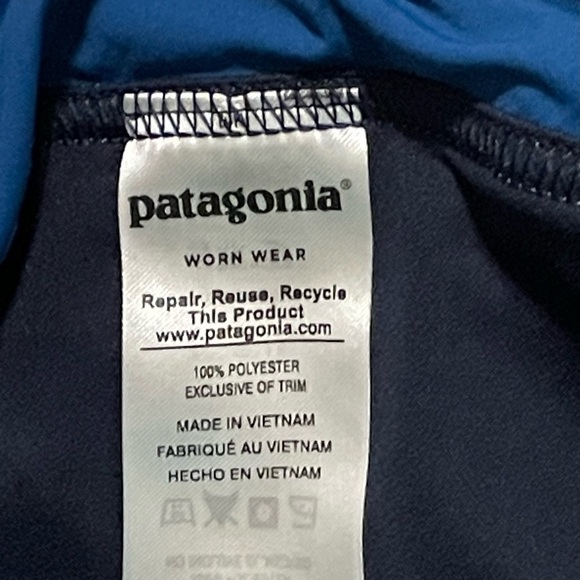 Patagonia Blue Running Strider Running Shorts - Sz XL - Picture 7 of 11